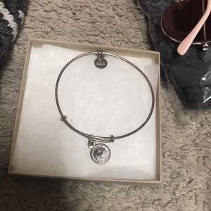 Alex and ani diamond silver